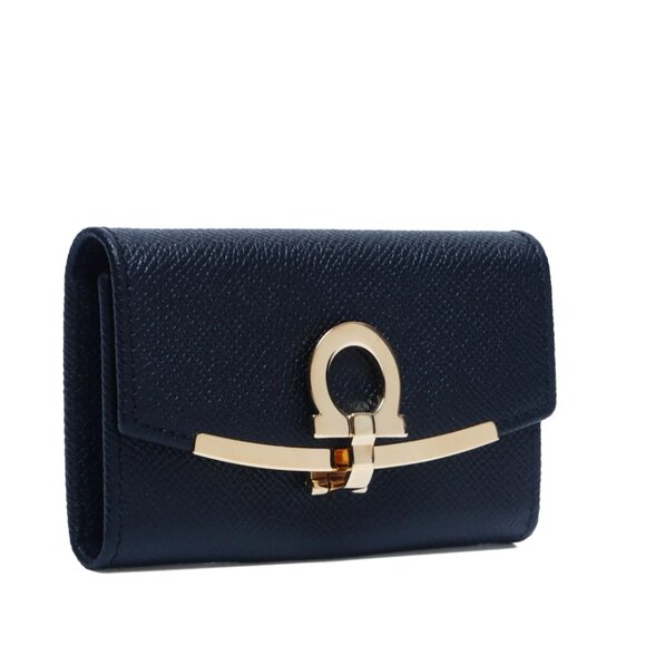 Ferragamo Gancini ring key holder black - Picture 5 of 13